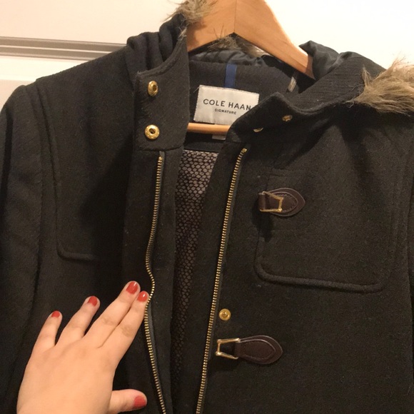 Cole Haan signature army green jacket - Picture 2 of 5